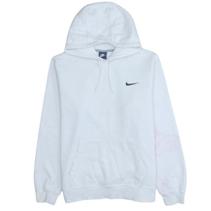 Mens UK Size L Nike White Pullover Hoodie