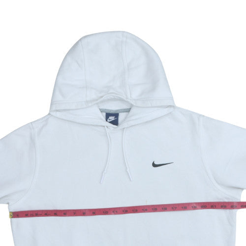 Mens UK Size L Nike White Pullover Hoodie