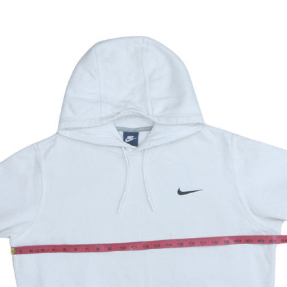 Mens UK Size L Nike White Pullover Hoodie