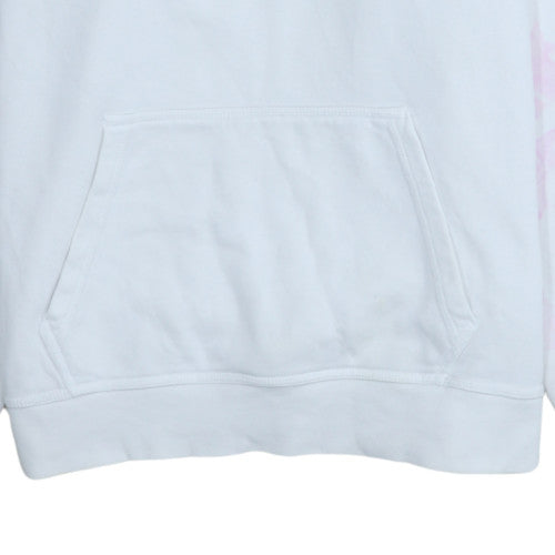 Mens UK Size L Nike White Pullover Hoodie