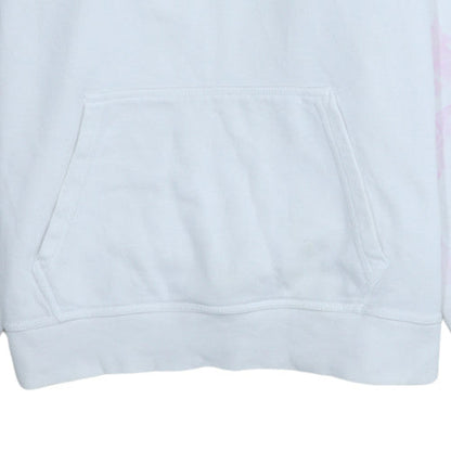 Mens UK Size L Nike White Pullover Hoodie