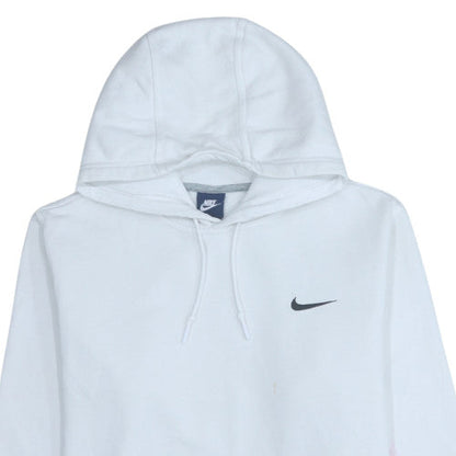 Mens UK Size L Nike White Pullover Hoodie