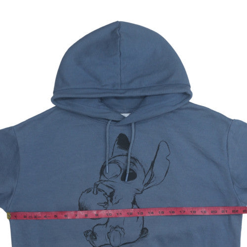 Womens UK Size M Disney Blue Pullover Hoodie