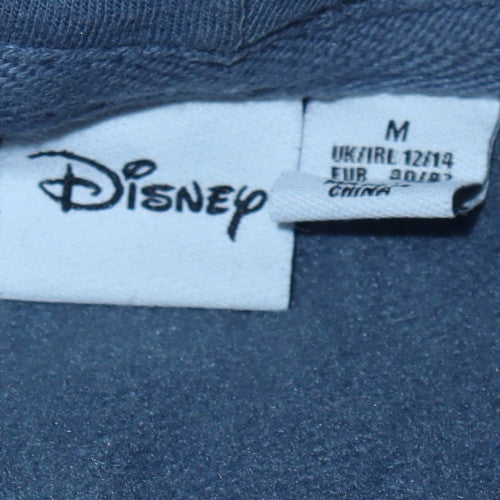 Womens UK Size M Disney Blue Pullover Hoodie