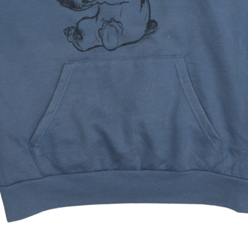 Womens UK Size M Disney Blue Pullover Hoodie