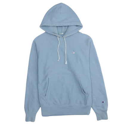 Mens UK Size M Champion Blue Pullover Hoodie