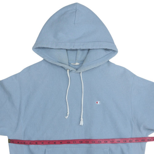 Mens UK Size M Champion Blue Pullover Hoodie