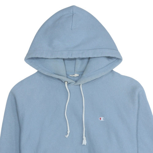 Mens UK Size M Champion Blue Pullover Hoodie