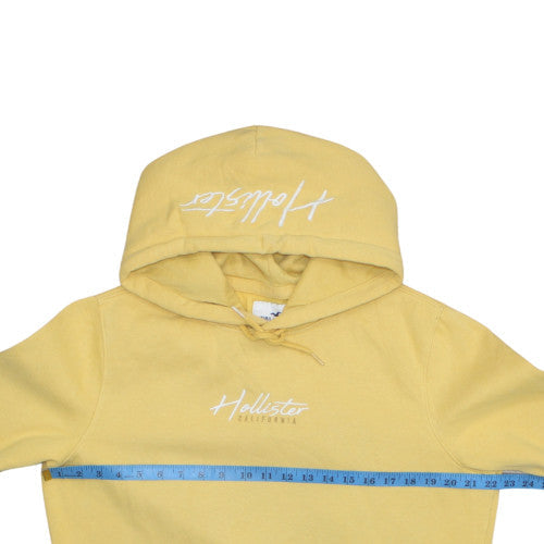 Mens UK Size M Hollister Yellow Pullover Hoodie