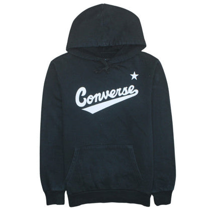 Mens UK Size S Converse Black Pullover Hoodie