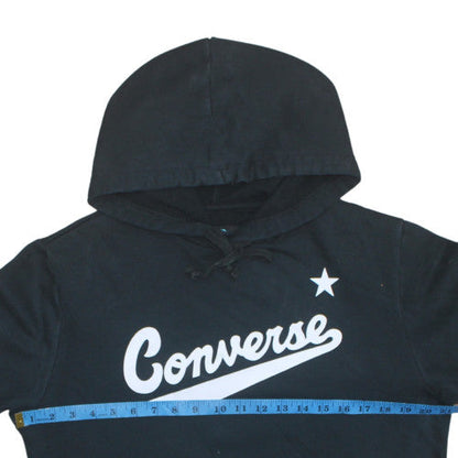Mens UK Size S Converse Black Pullover Hoodie
