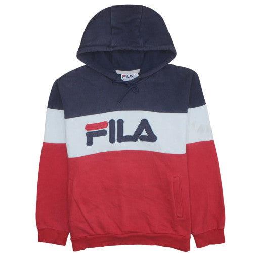 Mens UK Size L FILA Multicoloured Pullover Hoodie