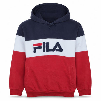 Mens UK Size L FILA Multicoloured Pullover Hoodie
