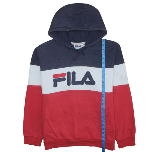 Mens UK Size L FILA Multicoloured Pullover Hoodie