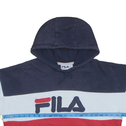 Mens UK Size L FILA Multicoloured Pullover Hoodie