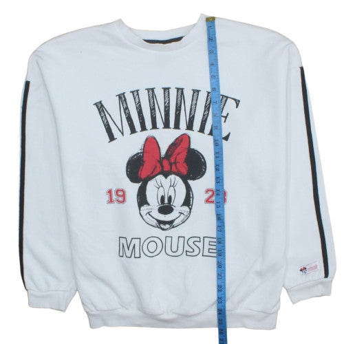 Womens UK Size S George White Pullover Sweatshirt