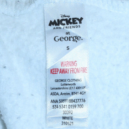 Womens UK Size S George White Pullover Sweatshirt