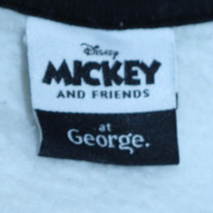 Womens UK Size S George White Pullover Sweatshirt