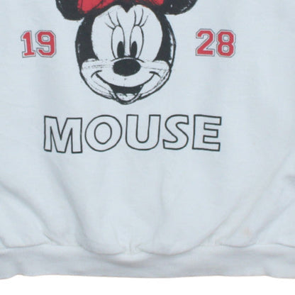 Womens UK Size S George White Pullover Sweatshirt