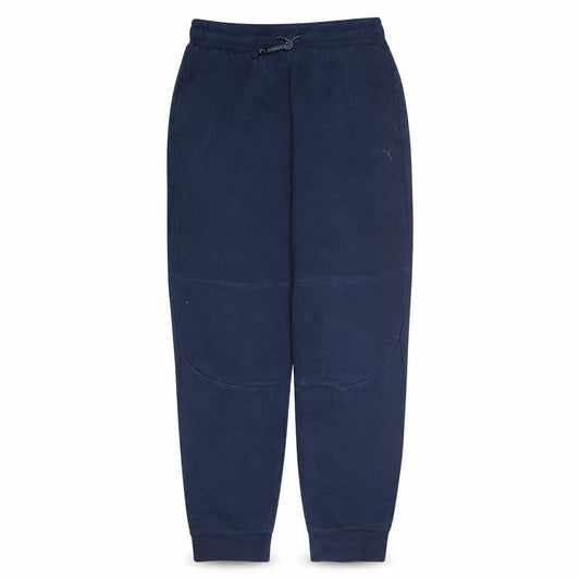 Front view of Puma Men's Blue Jogger sweatpants M Regular Fit