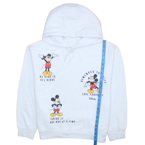 Womens UK Size L Disney White Pullover Hoodie