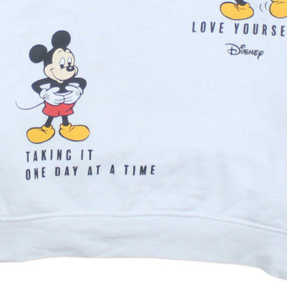 Womens UK Size L Disney White Pullover Hoodie
