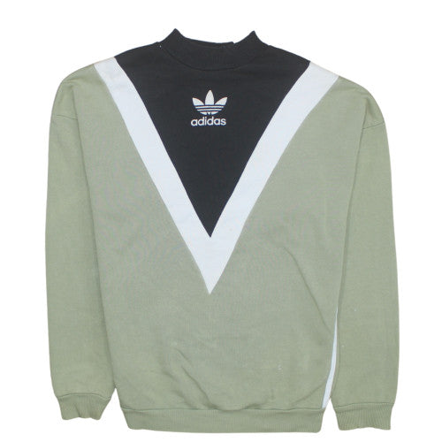 Womens UK Size 8 Adidas Green Pullover Sweatshirt