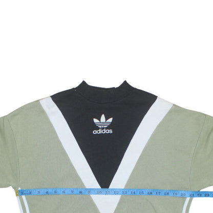 Womens UK Size 8 Adidas Green Pullover Sweatshirt
