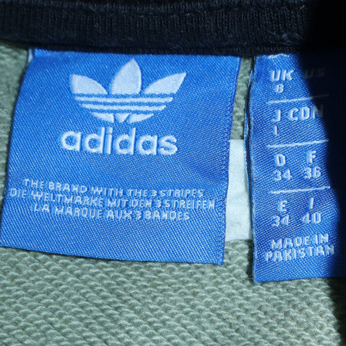 Womens UK Size 8 Adidas Green Pullover Sweatshirt