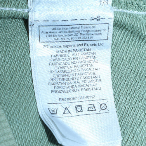 Womens UK Size 8 Adidas Green Pullover Sweatshirt