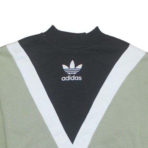 Womens UK Size 8 Adidas Green Pullover Sweatshirt