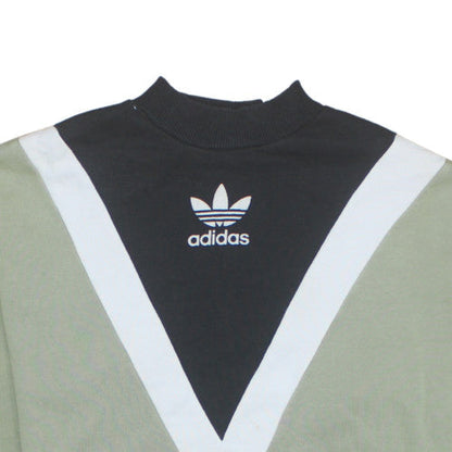 Womens UK Size 8 Adidas Green Pullover Sweatshirt