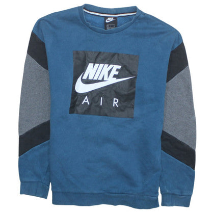 Mens UK Size S Nike Blue Pullover Sweatshirt