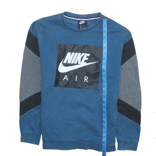 Mens UK Size S Nike Blue Pullover Sweatshirt