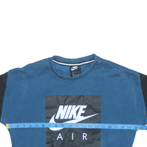 Mens UK Size S Nike Blue Pullover Sweatshirt
