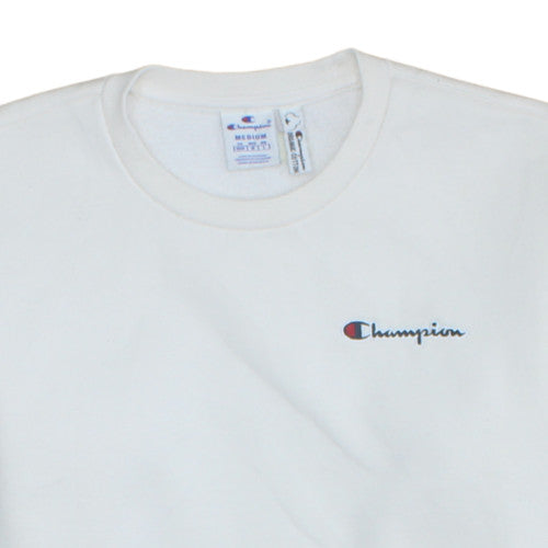 Mens UK Size M Champion White Pullover Sweatshirt