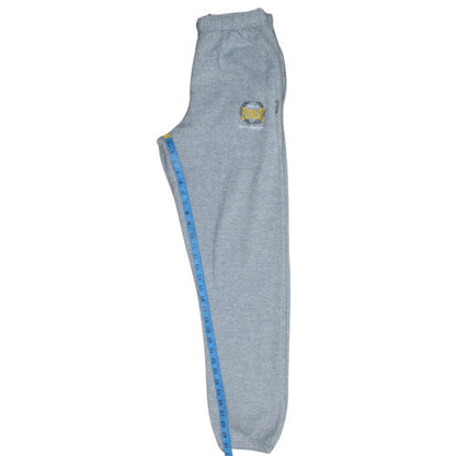 Everlast Men's Grey Fleece Sweatpants S Regular Fit Activewear Trousers