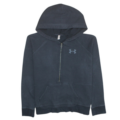 Womens UK Size XL Under Armour Black Pullover Hoodie