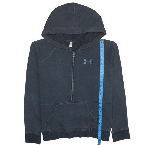 Womens UK Size XL Under Armour Black Pullover Hoodie