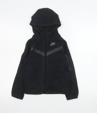 Boys UK Size 6-7 Years Nike Black Track Jacket