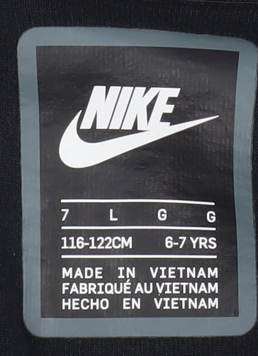 Boys UK Size 6-7 Years Nike Black Track Jacket