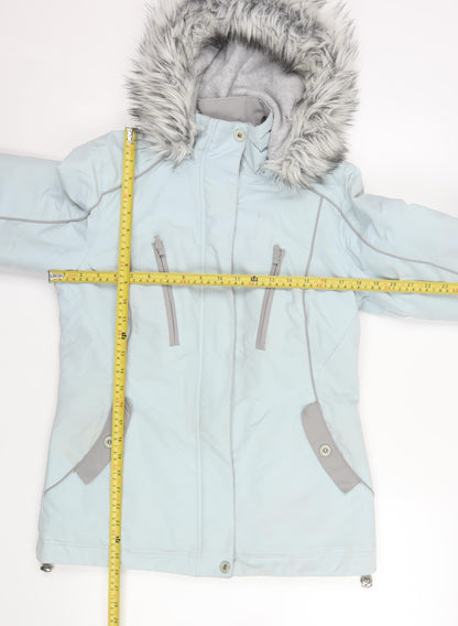 Womens UK Size S Marks and Spencer Blue Puffer Jacket