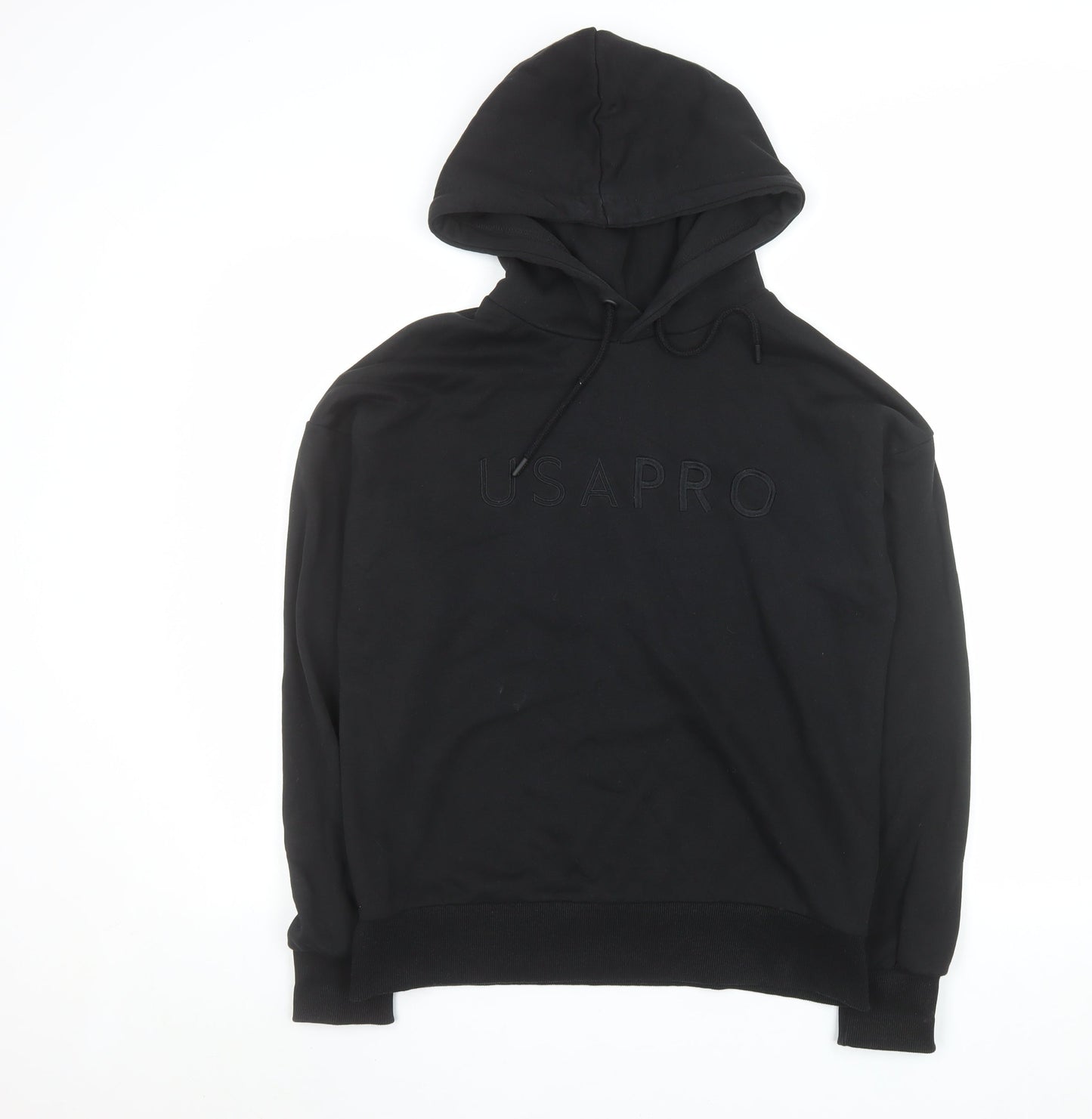 Womens UK Size 12 USA Pro Black Pullover Hoodie