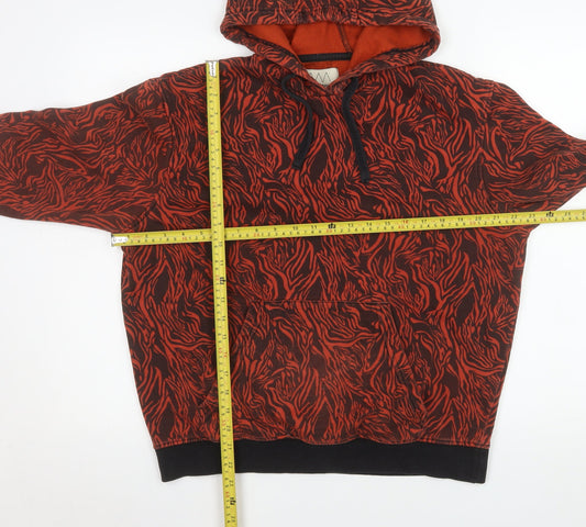 Womens UK Size 12 A.M. London Red Pullover Hoodie