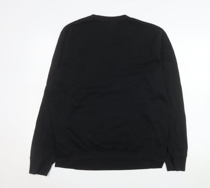 Mens UK Size M Gap Black Pullover Sweatshirt