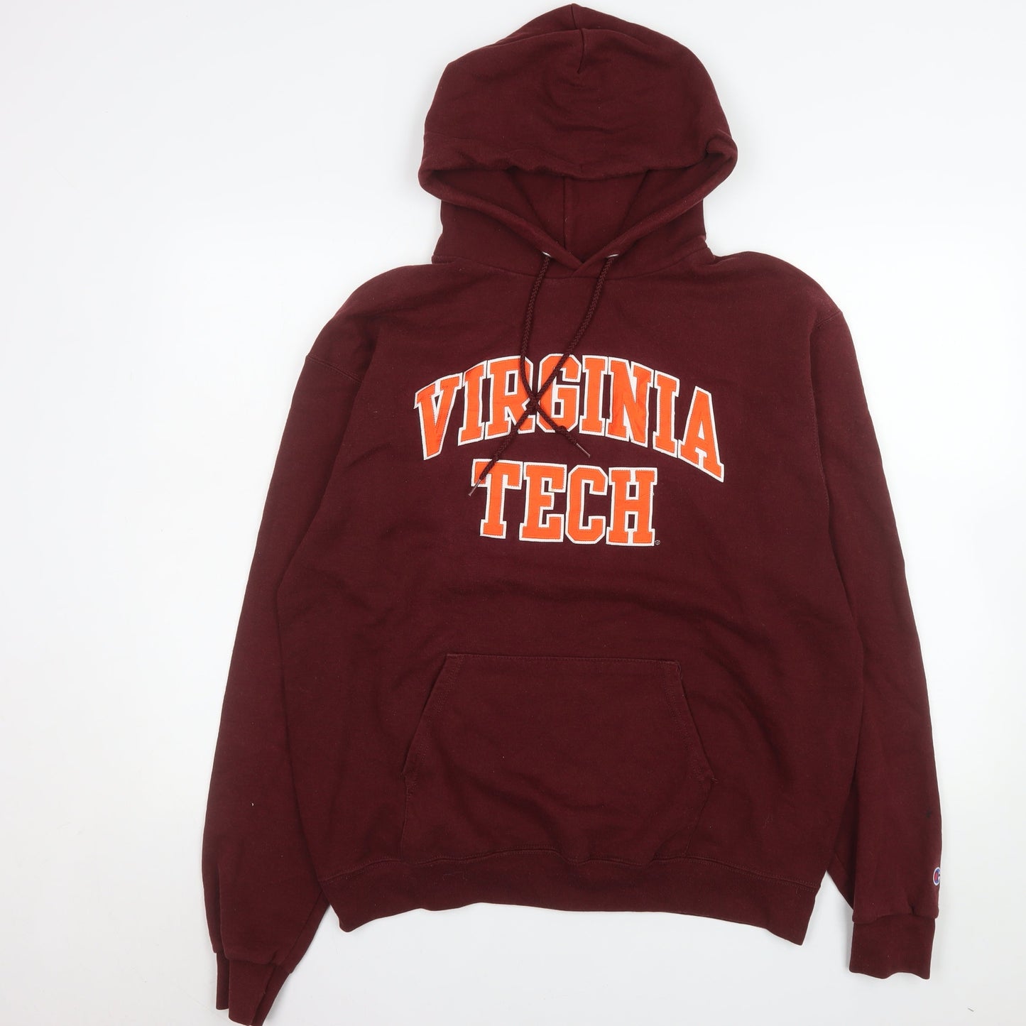 Mens UK Size L Champion Brown Pullover Hoodie