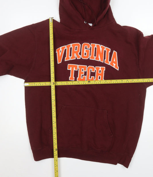 Mens UK Size L Champion Brown Pullover Hoodie
