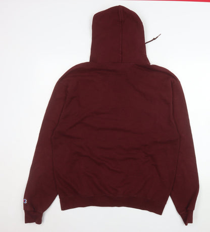 Mens UK Size L Champion Brown Pullover Hoodie