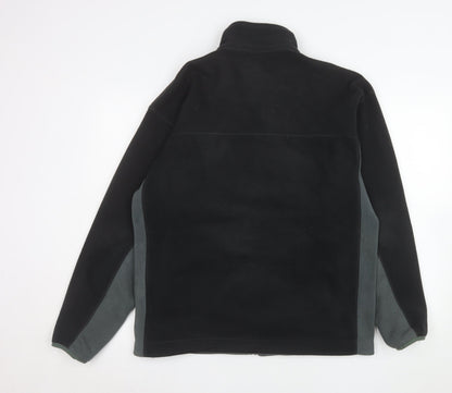 Marks and Spencer Men’s Black Fleece Full Zip Jacket Size S