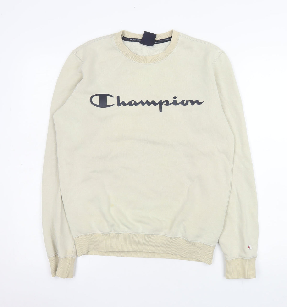 Mens UK Size XS Champion Beige Pullover Sweatshirt